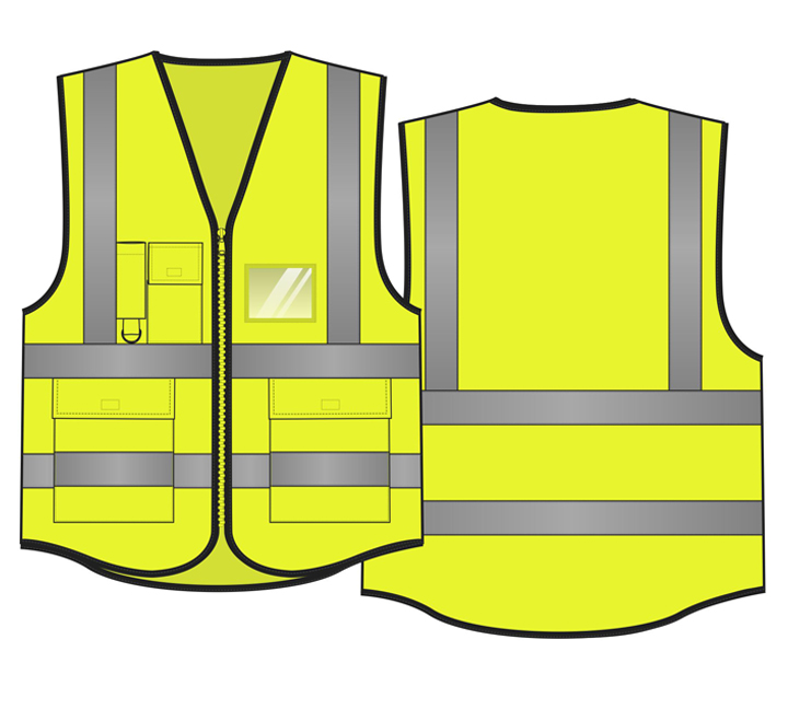 Reflective vest designs for different countries